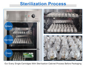 Cartouches de <span class=keywords><strong>micro</strong></span>-<span class=keywords><strong>aiguilles</strong></span> fractionnelles RF en or pour le visage, traitement de la peau, pointe isolée, 64 broches, 24 broches, 10 broches, nano-puces - Product Image 5