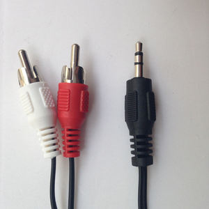 Câble audio-vidéo Jack 3.5mm Aux vers 2 RCA, câble répartiteur stéréo en Y, <span class=keywords><strong>adaptateur</strong></span> AV, cordon 2RCA pour <span class=keywords><strong>PC</strong></span>, DVD, TV, magnétoscope, haut-parleurs - Product Image 5