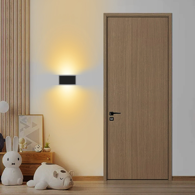 New Arrival 12W Rechargeable LED Wall Lamp Modern Square Indoor Decorative Light for Bedroom Living Room Magnetic Remote
