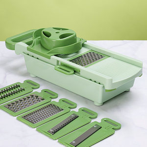 <span class=keywords><strong>Mandoline</strong></span> Trancheuse Coupe-légumes Coupe-fruits <span class=keywords><strong>Épaisseur</strong></span> <span class=keywords><strong>réglable</strong></span> pour coupe-frites Détachable Double face - Product Image 2