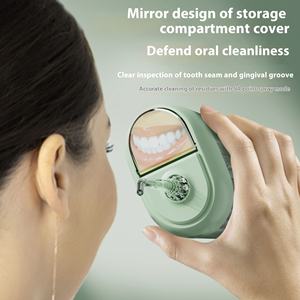 <span class=keywords><strong>Limpiador</strong></span> <span class=keywords><strong>Interdental</strong></span> eléctrico USB portátil, irrigador Oral de plástico plegable para adultos, nueva aplicación de coche, almacenamiento transfronterizo - Product Image 6
