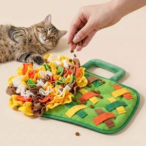 Tapis de renifflement pour chien, jouet interactif pour animaux de compagnie, tapis de distribution lente lavable pour gamelle de chien, tapis olfactif d'entraînement pour la recherche de nourriture - Product Image 4