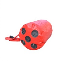 Cric gonflable en PVC durable de 4T pour véhicules tout-terrain, accessoire de récupération avec sac de transport pour sable et boue