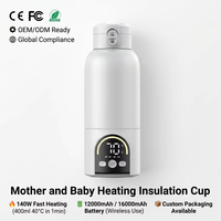 Chauffe-biberon portable sans fil rechargeable numérique pour bébé, idéal pour les voyages et l'extérieur – Meilleure vente