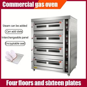 Commercial Bread <b>Baking</b> Ovens Big Pizza 16 Trays Gas Power Electric Bread Deck Commercial Oven Bakery <b>Equipment</b> for <b>Baking</b> - Product Image 5