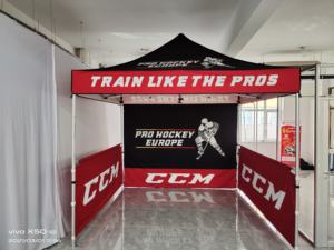 Tente d'exposition de marchandises bon marché Sunshine Tente de stand portable de marque <span class=keywords><strong>à</strong></span> impression promotionnelle avec logo <span class=keywords><strong>à</strong></span> <span class=keywords><strong>vendre</strong></span> en ligne - Product Image 4