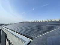 Système de tuiles solaires durables avec module solaire à contact arrière transparent, tuiles photovoltaïques, module de cellule solaire, tuiles de toiture pour la construction résidentielle