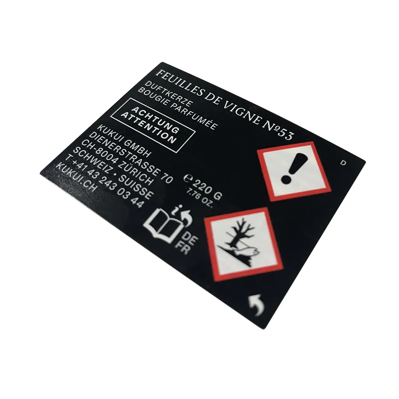 Wholesale warning stickers safety warning instructions stickers