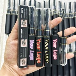 Colle à sourcils de <span class=keywords><strong>maquillage</strong></span> <span class=keywords><strong>professionnel</strong></span> tenue extrême Gel de réglage des sourcils maintien de 16 heures Vegan finition naturelle applicateur de pinceau ombre claire - Product Image 1