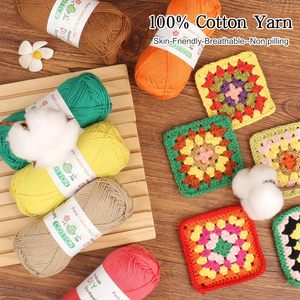 ไหมพรมผสมขนสัตว์ 4 ชั้น สำหรับถักโครเชต์ ทำรองเท้าตุ๊กตา เสื้อไหมพรม งานถักมือ DIY ไหมพรมแฟนซีย้อมสี สำหรับงานถักนิตติ้ง ขายส่ง - Product Image 5