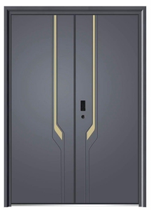<span class=keywords><strong>Porte</strong></span> <span class=keywords><strong>d</strong></span>'<span class=keywords><strong>entrée</strong></span> résidentielle moderne de style américain personnalisable, en aluminium moulé, à <span class=keywords><strong>ouverture</strong></span> <span class=keywords><strong>vers</strong></span> <span class=keywords><strong>l</strong></span>'<span class=keywords><strong>extérieur</strong></span>, robuste, ignifuge - Product Image 1