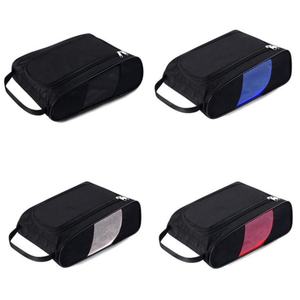 Sac de rangement pour chaussures de golf portable et réutilisable en nylon avec fermeture éclair, logo personnalisé, design anti-poussière, pour le sport et la salle de sport - Product Image 5