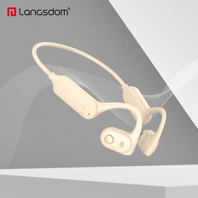 Langsdom Bone Conduction Headphones Waterproof Earphone With 32G TF Card Reduce Sound Leakage Bone Conduction Bluetooth Speaker