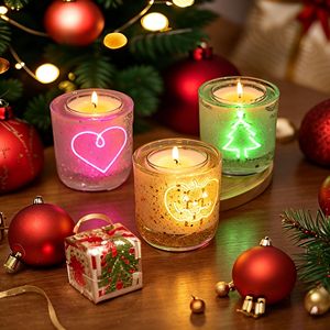 Nuove Candele Semifinite in Cera di Soia con Sensore LED, per Hotel, Camera da Letto, Regali di San Valentino, Candele Romantiche - Product Image 1