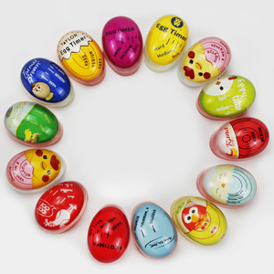 Temporizador <span class=keywords><strong>para</strong></span> Huevos que Cambia de Color, <span class=keywords><strong>para</strong></span> Huevos Cocidos Suaves o Duros, de Resina Ecológica, Color Rojo - Product Image 6