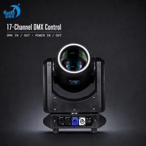Bluemoon 150W LED Head Moving Beam Light DMX512 With LED Strip Prism Frost Disco Stage Lighting for <strong>DJ</strong> Wedding Event - Product Image 4