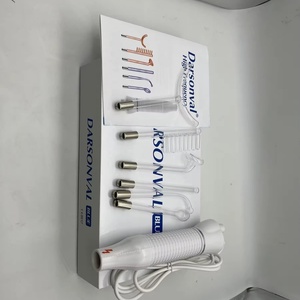 Varita de Belleza Facial de Rayos Violeta de Neón Rojo, Portátil, de Alta Frecuencia, para el Cuidado de la Piel, con 6 Electrodos, Varita de Terapia Cutánea, Kit de Cuidado de la Piel - Product Image 4