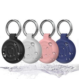 Oem/ODM <span class=keywords><strong>Silicone</strong></span> trường hợp không thấm nước cho trẻ em Dog Pet Keychain chủ với airtag điện thoại di động trường hợp - Product Image 5