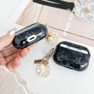 2024 coque noire motif écouteur couverture pour <span class=keywords><strong>AirPods</strong></span> 4 Pro 4th génération <span class=keywords><strong>ANC</strong></span> étui porte-clés téléphone portable accessoire manchon pour - Product Image 5
