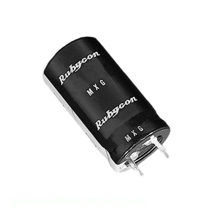 Condensador de Aluminio Original CAP ALUM 4700UF 20% 50V SNAP TH 50MXG4700MEFCSN22X40 4700 uF de Montaje a Través de Orificio - Product Image 1