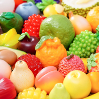 Diy Desktop Decoratieve Accessoires Mini Effen Kleur Kunstmatige Fruit Ornamenten Kinderen Live Streaming Blinde Tas Games Geschenken
