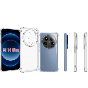 Hottest For Xiaomi 11 12 12s 13 14 Ultra 5G Transparent Tpu Skin Silicon Shock Proof Case