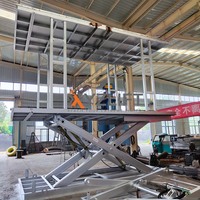XYZLIFT 6ton Garage et ascenseur sous-sol Parking Double Decker usage domestique galvaniser matériel hydraulique ciseaux ascenseur de voiture