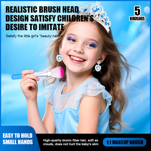 Set de Maquillaje de Princesa Frozen de 32 Piezas, Lavable, No Tóxico, Kit de Cosméticos para Niñas, Juego de Imitación, Maquillaje Real para Niñas - Product Image 3