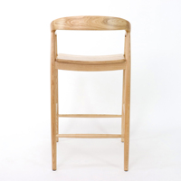 Tabourets de bar en bois les plus vendus, mobilier de café, de banquet et de mariage, tabourets de bar modernes en bois massif hautement personnalisables