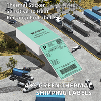 Autocollants adhésifs thermosensibles blancs 4x6, étiquettes d'expédition thermiques A6, pliés en Z, adresse de livraison, pliés en accordéon, 500 feuilles