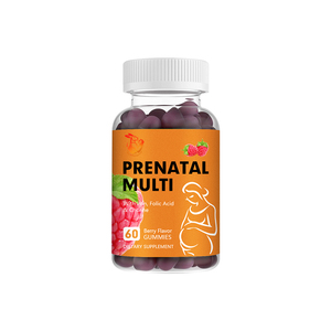 Gummies prénatales multi-vitamines en gros pour usines avec choline et fer, favorisant la santé sanguine et le transport d'oxygène, capsules alimentaires - Product Image 1