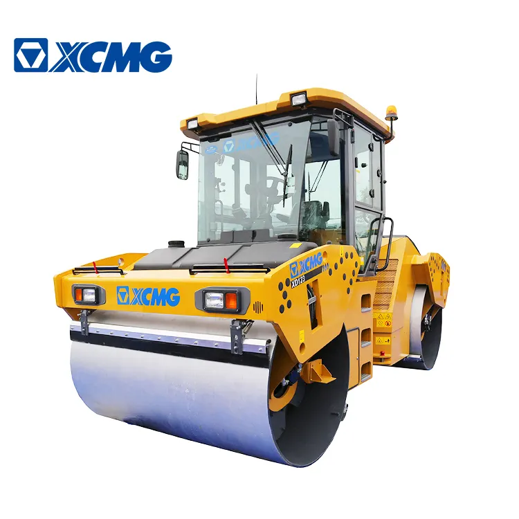XCMG आधिकारिक XD123 12 टन डबल ड्रम मिलकर थरथानेवाला रोड रोलर के लिए बिक्री