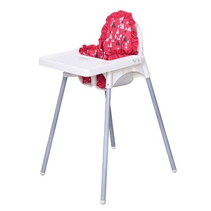 Coussin de chaise haute tissé à volants avec design en U, motif de dessin animé, coussin gonflable inclus - Product Image 5
