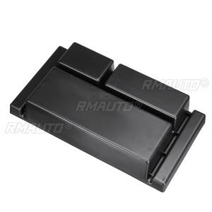 1 unidad de caja de almacenamiento para reposabrazos de coche, bandeja organizadora para consola central, compatible con Chevy Silverado 1500/GMC Sierra 1500 2019 - Product Image 5