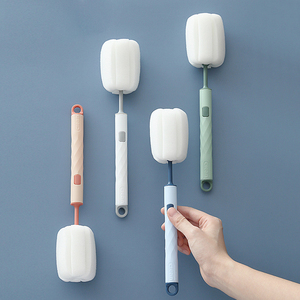 BBA379 brosse de nettoyage en Silicone éponge remplaçable pour laver la tasse et la brosse à bouteille - Product Image 1