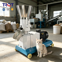 Machine à granulés multifonctionnelle électrique pour aliments du bétail et aquatiques, capacité 350 kg/h, haute sécurité, économie d'énergie, faible consommation