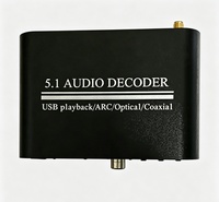 Receptor de Audio Bluetooth 5.0 con Decodificador Óptico Coaxial HDMI a RCA, DAC 5.1CH para Barra de Sonido de Cine en Casa
