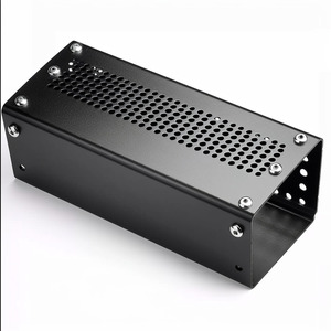 Chasis de caja electrónica de chapa metálica perforada para dispositivo de fuente de alimentación, servicio personalizado OEM ODM, fabricante de fábrica - Product Image 1