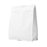 Sachet alimentaire recyclable à fond plat, vide, taille personnalisée, faible MOQ, pour biscuits