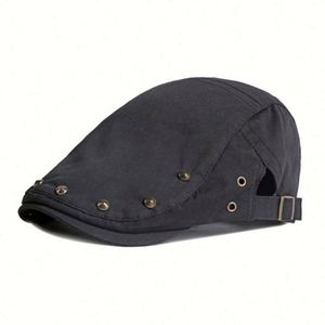 Gorras de Hombre al por Mayor: Elegantes, Premium, de Color Liso, Estilo Ivy, Gatsby y Newsboy, Personalizadas para Otoño Invierno con Tachuelas - Product Image 1