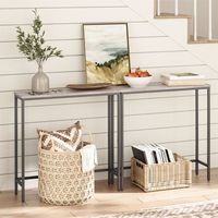 Table console étroite, présentoir de table d'entrée petit couloir pour décoration murale dans le salon chambre salle de bain bureau à domicile