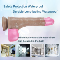 Livraison rapide Grand gode en silicone souple avec sensation de toucher réel Godes flexibles et réalistes pliables pour homme et fille