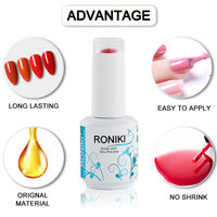 Fournitures pour ongles professionnelles15ml violet rose nude paillettes vernis à ongles Gel vernis à ongles UV pour manucure d'art d'ongle
