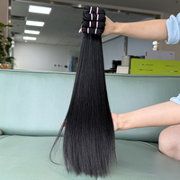 Extensions de cheveux vietnamiens bruts vierges à cuticules alignées, 100 % non traités, qualité 8A 10A 12A, double trame machine, toutes couleurs