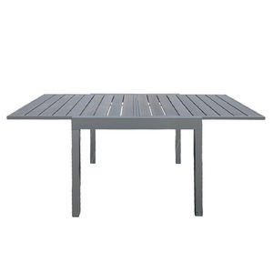 <span class=keywords><strong>Table</strong></span> à manger en <span class=keywords><strong>aluminium</strong></span> <span class=keywords><strong>extensible</strong></span>, 90/180CM, <span class=keywords><strong>Table</strong></span> d'extérieur moderne, en verre - Product Image 1