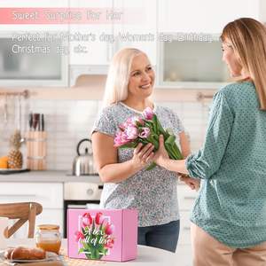 Conjunto <span class=keywords><strong>de</strong></span> regalo personalizado para el dí<span class=keywords><strong>a</strong></span> <span class=keywords><strong>de</strong></span> la madre, regalo <span class=keywords><strong>de</strong></span> <span class=keywords><strong>cumpleaños</strong></span> para mamá, color rosa, el mejor bolso relajante para ducha, regalos al por mayor - Product Image 2