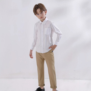 <span class=keywords><strong>Pantaloni</strong></span> per Bambini 2026: Nuovi <span class=keywords><strong>Pantaloni</strong></span> Casual in Cotone Tinta Unita per Ragazzi, Collezione Primavera Autunno - Ingrosso dal Produttore - Product Image 4