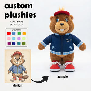 Juguetes de peluche personalizados al por mayor, muñecos de personajes humanos, llaveros, juguetes de ganchillo, perros, osos de peluche grandes, juguetes de peluche de <span class=keywords><strong>perro</strong></span> personalizados - Product Image 6