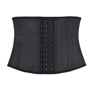 Latex Taille Formateur En Acier Désossé Corps Shaper Underbust Corset Cinchers Minceur Ceinture Ceinture - Product Image 1
