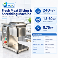 Machine à trancher la viande commerciale en acier inoxydable, équipement de découpe de viande fraîche pour la transformation alimentaire